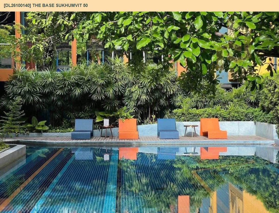 รูป DL26100140 ให้เช่าคอนโด เดอะ เบส สุขุมวิท 50 (The Base Sukhumvit 50) ใกล้ BTS อ่อนนุช พร้อมเข้าอยู่ โทรด่วน 0614453194 LineID @952jdxxk - รูปที่ 12/13