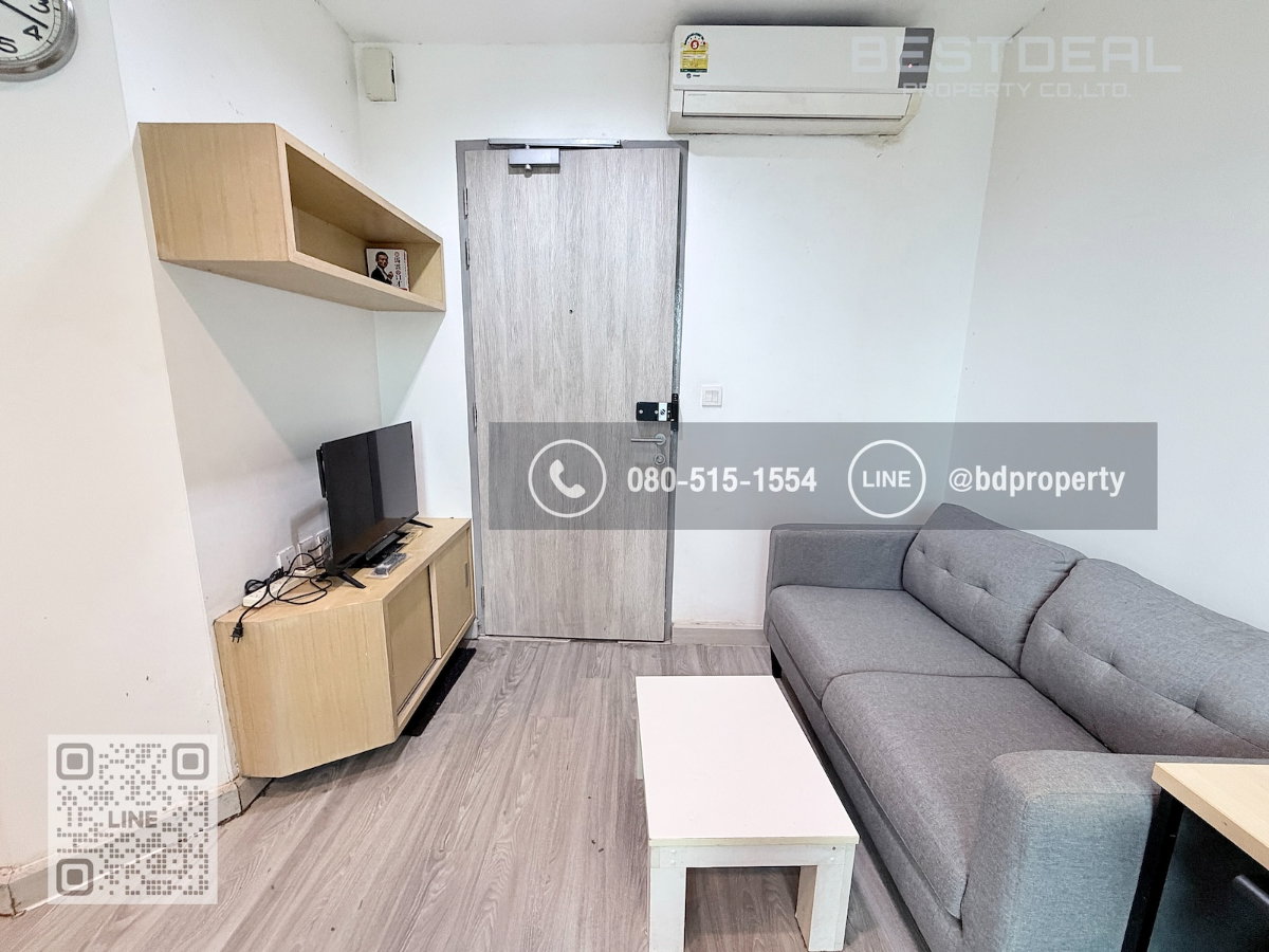 รูป Bestdeal ให้เช่า Studio 22ตรม.ราคา 13,000/เดือนเท่านั้น เฟอร์นิเจอร์และเครื่องใช้ไฟฟ้าครบ “IDEO MOBI RAMA 9” ใกล้MRT และ เซ็นทรัลพระราม 9 เพียง 80 ม. - รูปที่ 2/10