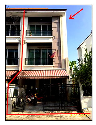 Townhouses for sale Bangkok Arts&Crafts College : 🔥 House for Sale at Baanklangmuang Ladprao 87