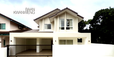 Houses for rent Chiang Mai Outer Ring Road : Khwan Wiang 2 Village San Phak Wan Hang Dong 4Bed 4Bath Renovated House Near Lanna Int School (ID:652HR)