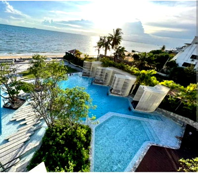 ขายคอนโด : ห้องติดทะเล!! ขายคอนโด 2 ห้องนอน Privatte Beach วีรันดา บีช รีสอร์ท พัทยา ตำบลนาจอมเทียน อำเภอสัตหีบ จังหวัดชลบุรี  | #TPI-3548