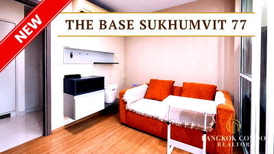 คอนโดให้เช่า : 🍀🍀 คอนโดทำเลดี🚆 ให้เช่า📌 The Base Sukhumvit 77 (Line:@rent2022) BTS อ่อนนุช✨พร้อมเข้าอยู่ 🔖 A11778
