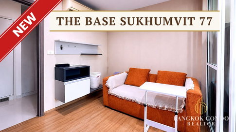 🍀🍀 Prime condo location🚆 For Rent📌 The Base Sukhumvit 77 (Line:@rent2022) BTS On Nut✨Ready to move in 🔖 A11778