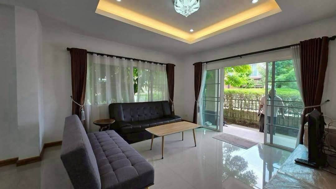 รูป ให้เช่าบ้าน ใกล้ตลาดเจริญเจริญ โครงการ Grand Lanna Meridian สันกำแพง เชียงใหม่ (R1489) T.0946511456 - รูปที่ 4/13