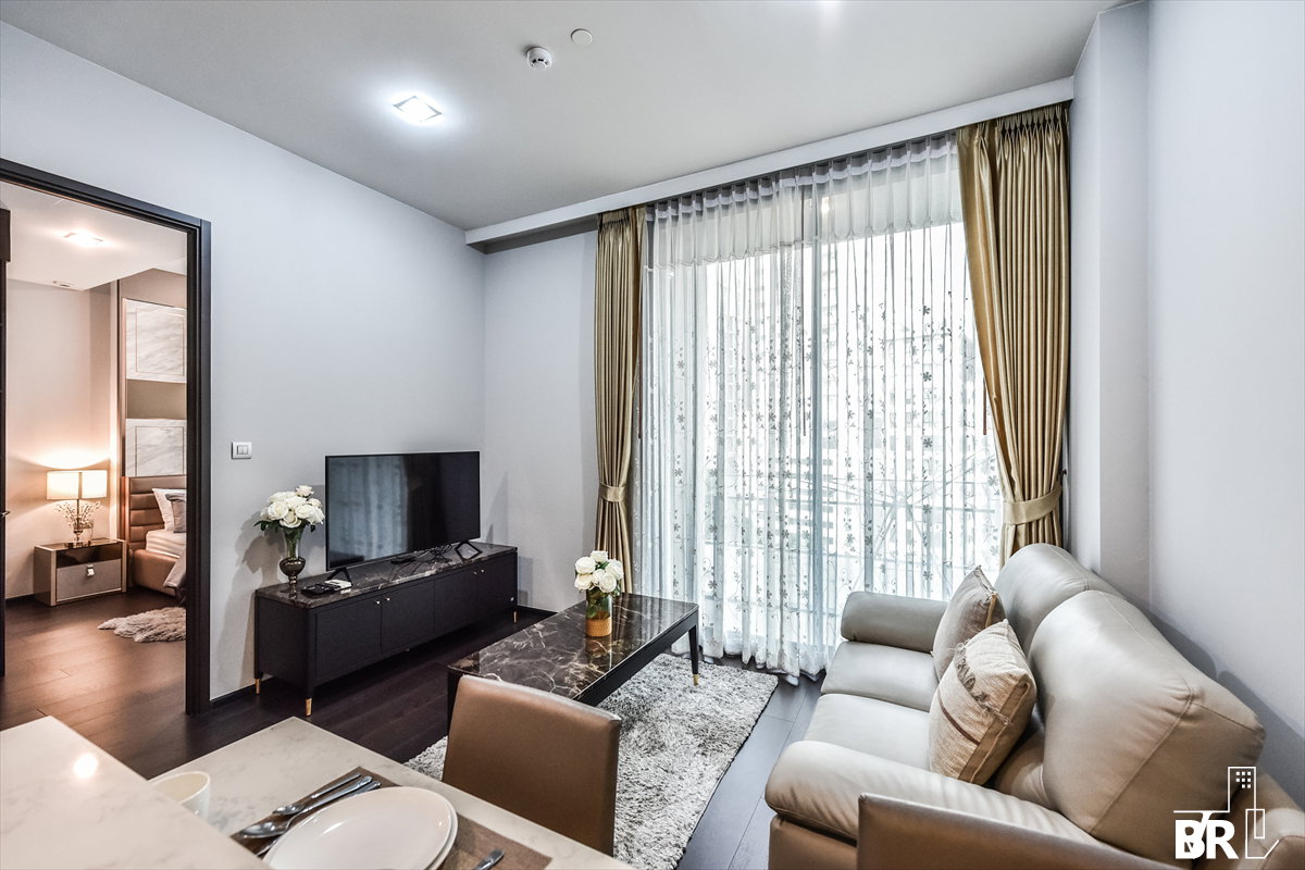 picture Rental Condo ✨ LAVIQ Sukhumvit 57 1BR 43 sq.m. 37K 💎 Beautiful Unit, Open View Near BTS Thonglo  - 1/11