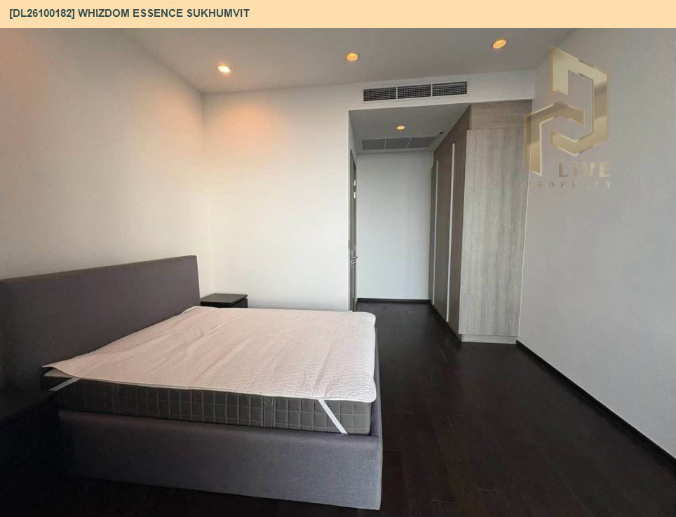 รูป DL26100182 ให้เช่าคอนโด วิสซ์ดอม เอสเซ้นส์ สุขุมวิท (Whizdom Essence Sukhumvit) ใกล้ BTS ปุณณวิธี พร้อมเข้าอยู่ โทรด่วน 0614453194 LineID @952jdxxk - รูปที่ 3/10