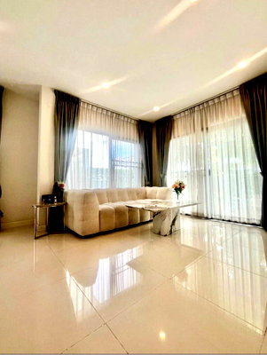 เช่าบ้านเดี่ยว กรุงเทพมหานคร : 🏡ให้เช่า ราคา 45,000  บาท  โครงการเดอะซิตี้ รามอินทรา 2 ติดมอเตอร์เวย์ วงแหวนรามอินทรา 