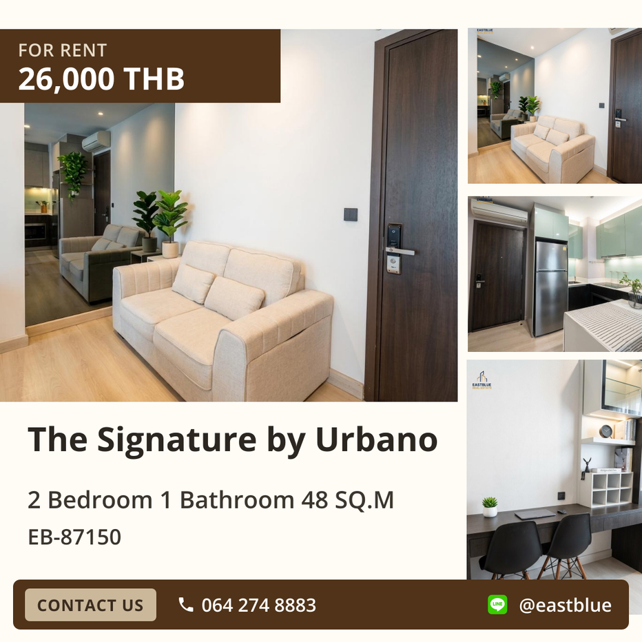 picture Rent The Signature by Urbano 🏙️ Luxury 2-Bed Condo in Phaya Thai! - 1/10