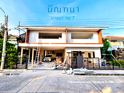 Houses for sale Bang Plee Samut Prakarn : A "breathable" home built to premium specifications, featuring an extension (completed by December 2026) and a solar power system. This is t