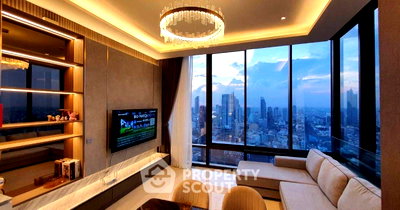 Condos for rent : 45th-Floor 2-BR Ashton Silom 300m To BTS Chong Nonsi (ID 3460215)