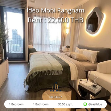 Rent Now! Ideo Mobi Rangnam 🏙️ Luxury Condo Near BTS Phaya Thai ✨