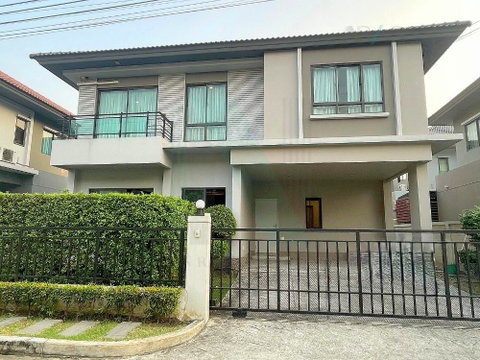 📌 For Rent 2-story House LIFE BANGKOK BOULEVARD WONGWAEN - RAMA 9 3 bedroom 3 bathroom