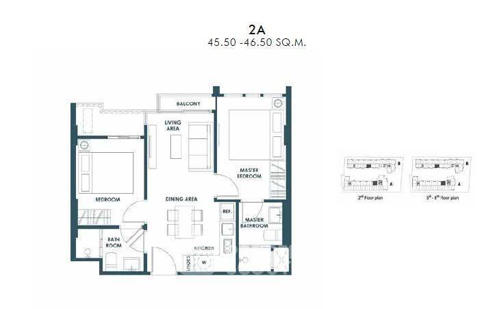 รูป คอนโด 2 ห้องนอน The Base Sukhumvit 50 ใกล้ BTS อ่อนนุช (ID 3460213) - รูปที่ 9/9