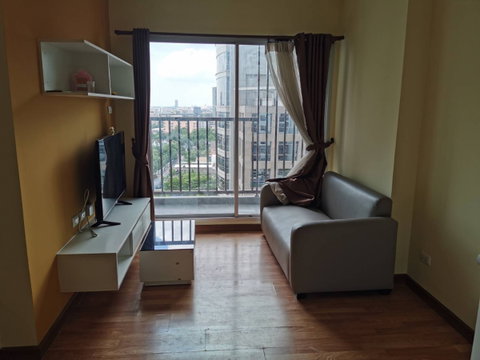 T291 ให้เช่าคอนโด The Trust Condo Ngamwongwan (เดอะ ทรัสต์ คอนโด งามวงศ์วาน) ห้องตกแต่งสวย แอร์2ตัว เฟอร์ครบ ฟรีWiFiแรงมาก