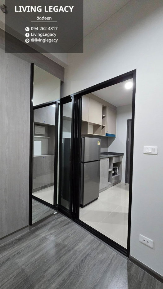 รูป TFBUTT เช่าด่วน คอนโด Ideo Ramkhamhaeng - Lam Sali 25 ตร.ม. | ชั้น 18 | 1 ห้องนอน | 1 ห้องน้ำ 13,000 บาท/เดือน line id : @livinglegacy - รูปที่ 6/10