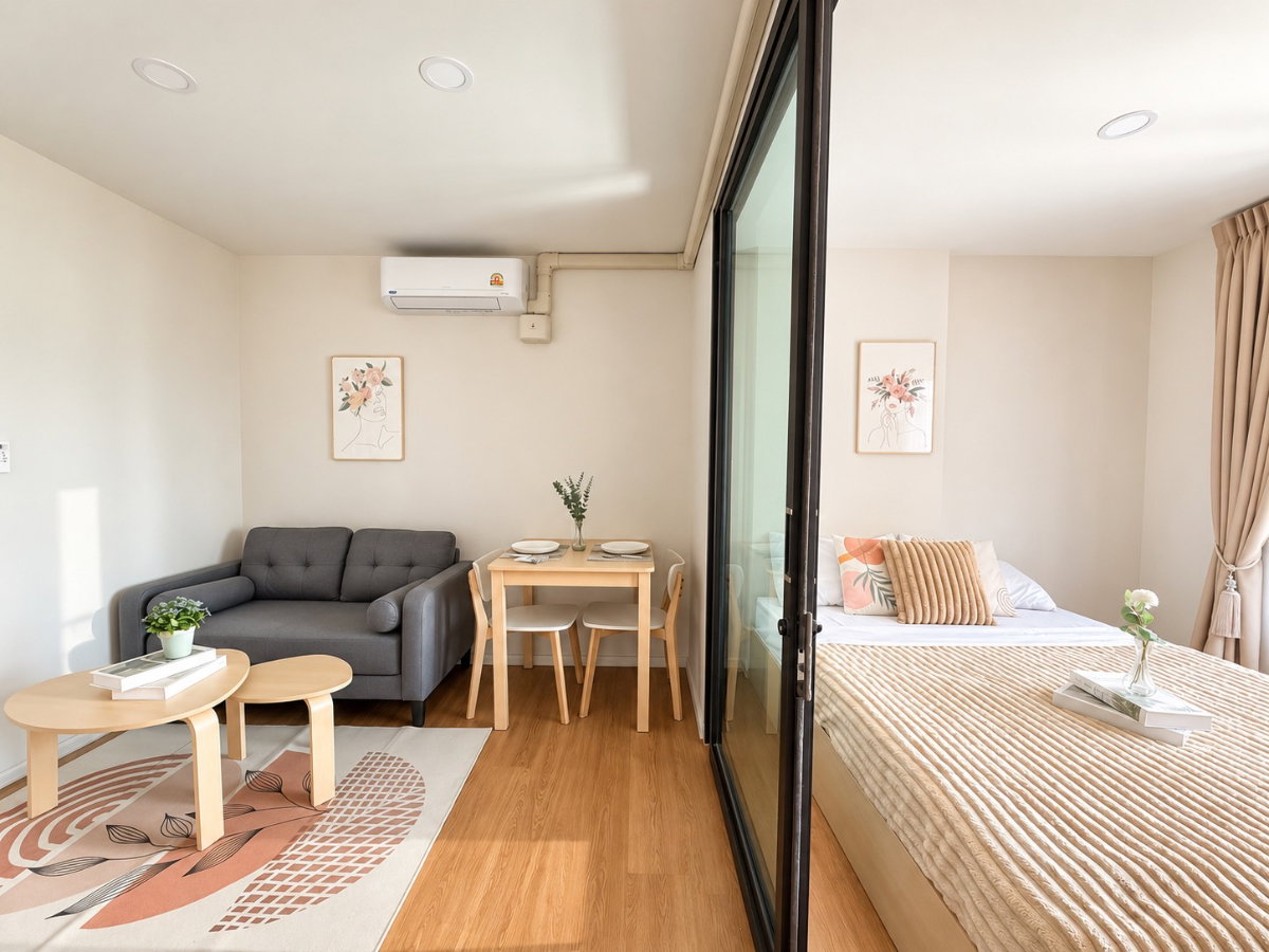 รูป ALIVE SUKHUMVIT 76 ห้องสวย ราคาดี สอบถามเพิ่มเติมได้ที่ Line @condorental - รูปที่ 3/12