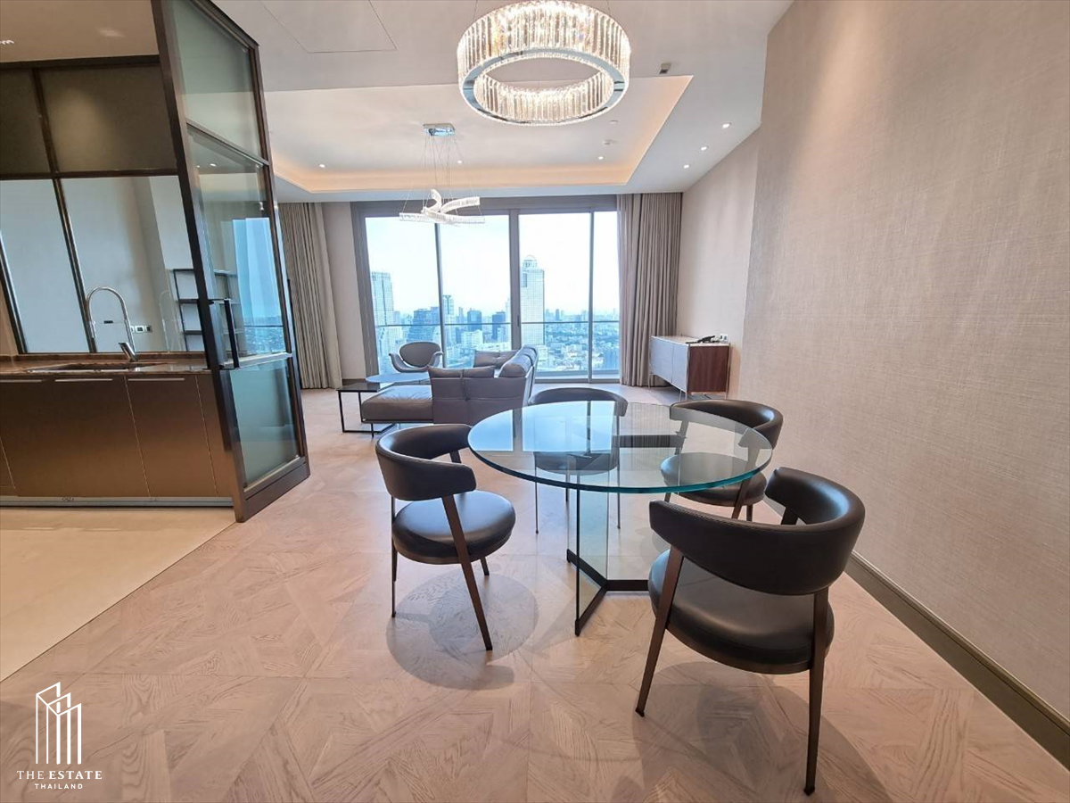 รูป Best Price!! ให้เช่าคอนโดหรู The Residences At Mandarin Oriental Bangkok ชั้นสูง 20+ ห้องมุม ทิศใต้ ตกแต่งสวยครบ ราคา@250,000 Baht - รูปที่ 4/10