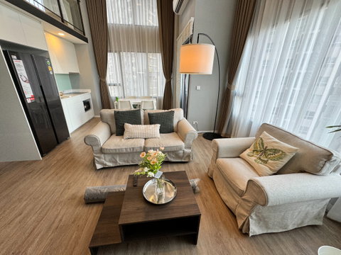 ✨Condo for Rent : Siamese Rama 9     Type : 2 Bedroom 2 bathroom  Size  : 60 sqm.  Floor  : 6