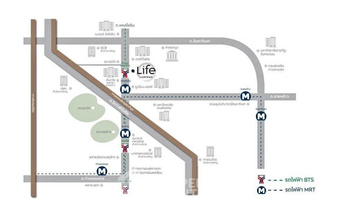 คอนโด สตูดิโอ ที่ ไลฟ์ ลาดพร้าว ใกล้ BTS ห้าแยกลาดพร้าว (ID 3459603)