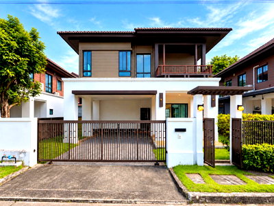 บ้านเดี่ยว รพ.เทพปัญญา : ขาย บ้านในโครงการ เศรษฐสิริ – สันทราย บ้านสวย ทำเลดี  (ID:775HS)