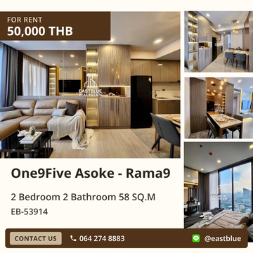 เช่าคอนโดหรู One9Five Asoke - Rama9 ✨ ใกล้ MRT พระราม 9