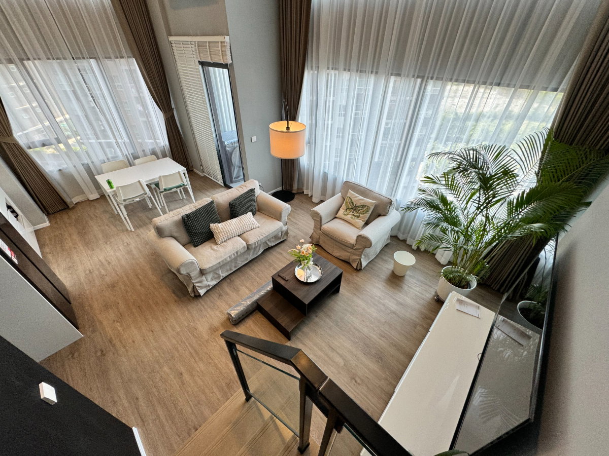 รูป ✨Condo for Rent : Siamese Rama 9  Type : 2 Bedroom 2 bathroom  Size  : 60 sqm.  Floor  : 6 - รูปที่ 2/9