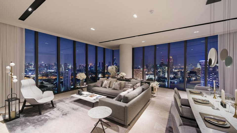 รูป ให้เช่าคอนโด   Banyan Tree Residences Riverside Bangkok __ ☘️ 2 ห้องนอน ☘️ (160 ตรม.)   - รูปที่ 4/4
