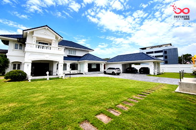 บ้านเดี่ยว วิทยาลัยเทคโนโลยีไทยบริหารธุรกิจ : ขายบ้านเดี่ยว 408 ตรว. ซอยวิภาวดี 60  หลังใหญ่  ไสตล์โคโลเนียล  480 ตรม. ใกล้ทางด่วน
