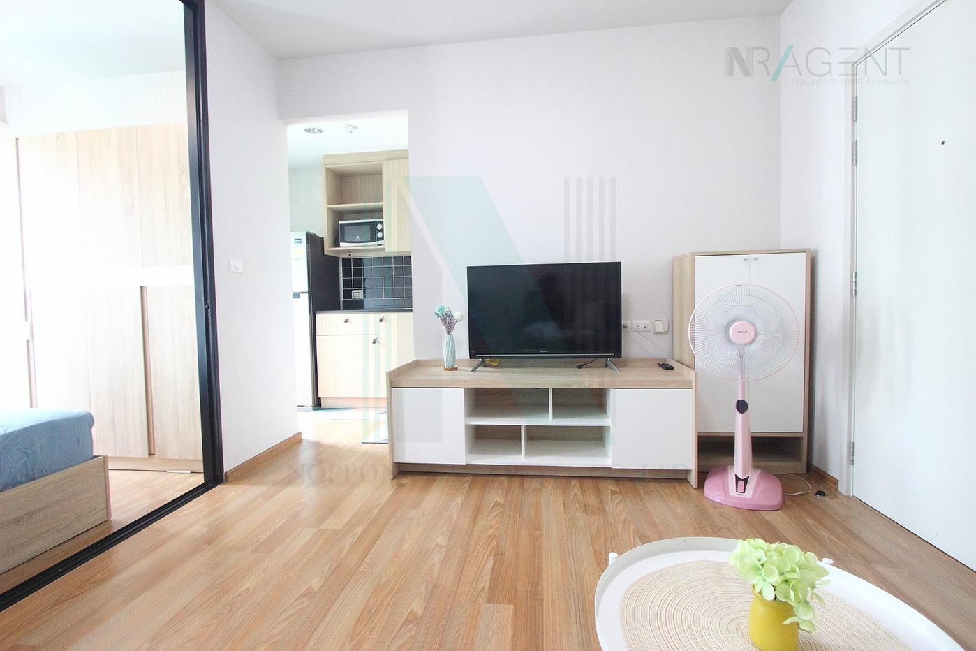 รูป ให้เช่าคอนโด ยูนิโอ สุขุมวิท 72 อาคาร C ชั้น 6 1 ห้องนอน ขนาด 27 ตรม ใกล้ BTS แบริ่ง - รูปที่ 3/8
