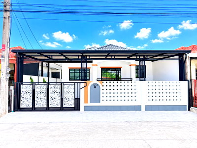 บ้านเดี่ยว เขตหนองจอก : บ้านเดี่ยวชั้นเดียว รีโนเวทใหม่ ทำเลดี หมู่บ้านกิตติชัยวิลล่า ถนนมิตรไมตรี แขวงคู้ฝั่งเหนือ เขตหนองจอก แต่งสวย พร้อมอยู่