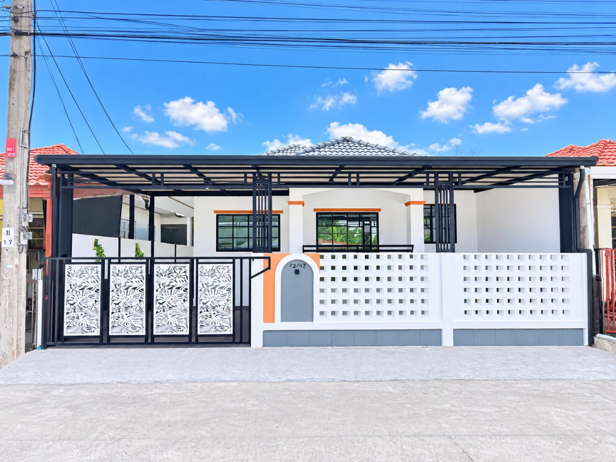 รูป บ้านเดี่ยวชั้นเดียว รีโนเวทใหม่ ทำเลดี หมู่บ้านกิตติชัยวิลล่า ถนนมิตรไมตรี แขวงคู้ฝั่งเหนือ เขตหนองจอก แต่งสวย พร้อมอยู่ - รูปที่ 1/22