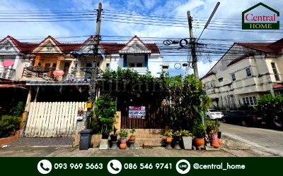 ทาวน์โฮม รร.สายอักษร : ทาวน์เฮ้าส์ 2 ชั้น 26.9 ตร.ว. เฟิสท์โฮม วัชรพล (สุขาภิบาล 5) หลังมุม ต่อเติมครบ บ้านสวย พร้อมอยู่