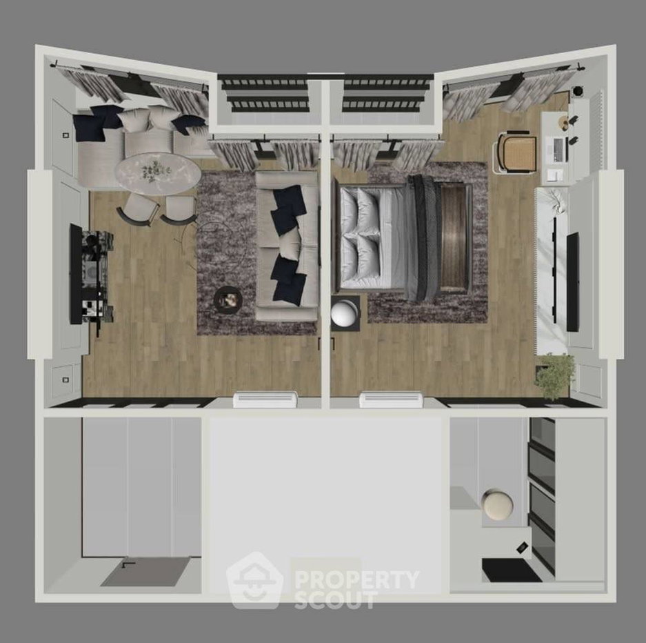 picture 200m To MRT Huai Khwang | 1-BR SOHO Bangkok Ratchada (ID 3462402) - 3/17