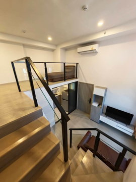 ✨🚄 For rent duplex 45 sqm. Origin Plug and Play Ramkhamhaeng 103 ✨ specious Duplex room, 1 bed plus, Fully furnished