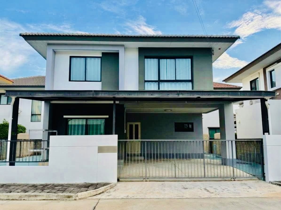 รูป POS บ้านเดี่ยวพร้อมเฟอร์นิเจอร์ ฟังก์ชันครบ ในวรารมย์พรีเมี่ยม แก้วนวรัฐ – ท่ารั้ว พร้อมติดตั้ง EV Charger รองรับรถไฟฟ้า (โทร/ไลน์ 088-5986998) - รูปที่ 1/40