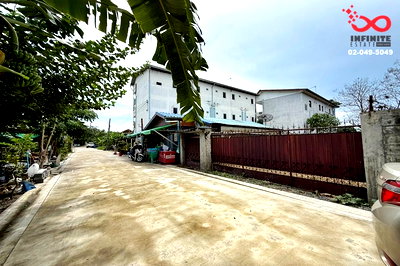 ที่ดิน สถาบันการจัดการปัญญาภิวัฒน์ : ขายที่ดิน 198 ตร.ว. ถนนติวานนท์ สุขาประชาสรรค์ 3(วัดกู้) ปากเกร็ด นนทบุรี