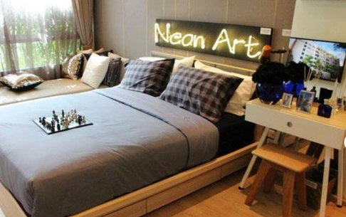 📌 [ P-149876 ] FOR SALE 1 Bedroom : Elio Del Ray อาคาร A ชั้น 7 วิวสระว่ายน้ำ ใกล้ BTS อุดมสุข | Line@easythaihome 085-592-2897