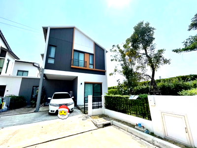 เช่าบ้านแฝด นิคมเวลโกรว์  : 🏡 FOR RENT ให้เช่าบ้านแฝดหลังมุม อณาสิริ บางนา by SANSIRI 3 ห้องนอน 3 ห้องน้ำ บ้านใหม่ไม่เคยปล่อยเช่า เฟอร์นิเจอร์ครบ พร้อมเข้าอยู่