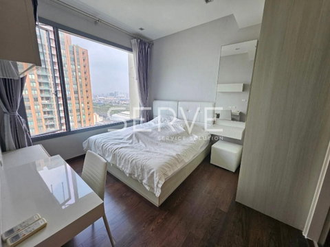1 Bed Large Room High Fl. 30+ City View  Fully furnished Good Location Close To MRT Phetchaburi 60 m.  @  Q Asoke