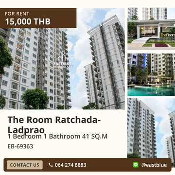 The Room Ratchada-Ladprao Condo for Rent 🚆 Near MRT Lat Phrao, Ready to Move In!