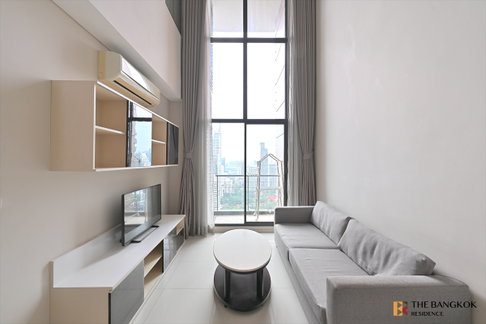 เช่าคอนโด 🌆 Villa Asoke Duplex 103ตร.ม. 50K ✨ ห้องวิวด้านหลัง สวยมาก ใกล้ MRT เพชรบุรี
