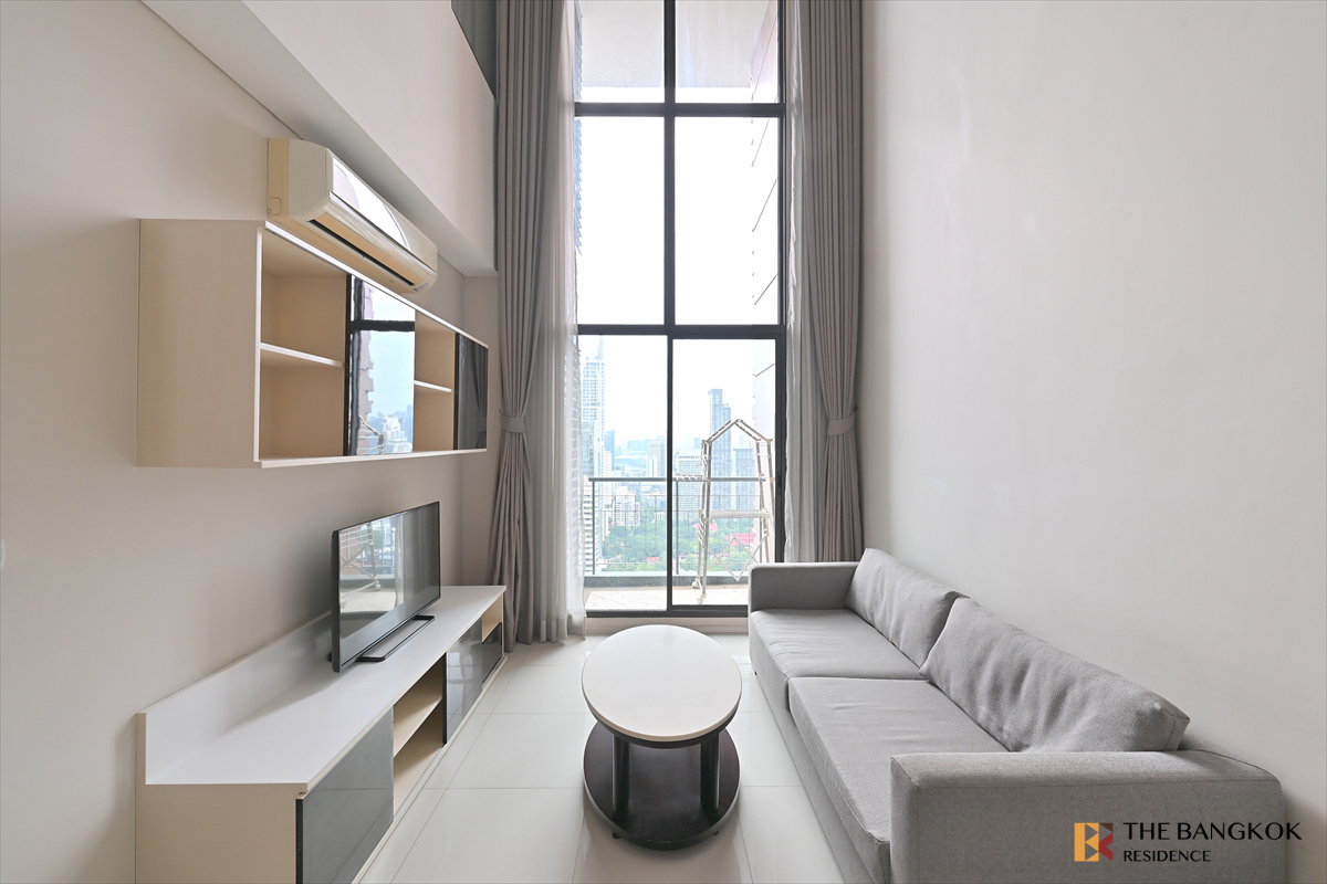 รูป เช่าคอนโด 🌆 Villa Asoke Duplex 103ตร.ม. 50K ✨ ห้องวิวด้านหลัง สวยมาก ใกล้ MRT เพชรบุรี - รูปที่ 1/12