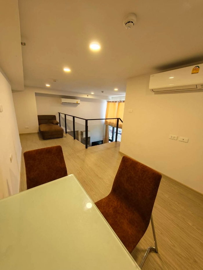 picture ✨🚄 For rent duplex 45 sqm. Origin Plug and Play Ramkhamhaeng 103 ✨ specious Duplex room, 1 bed plus, Fully furnished  - 4/21