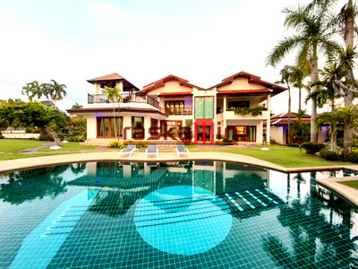 Houses for sale Sattahip Chonburi : Bayview Residence Bang Saray House for Sale – 7 Bedrooms Estate, Gated Community