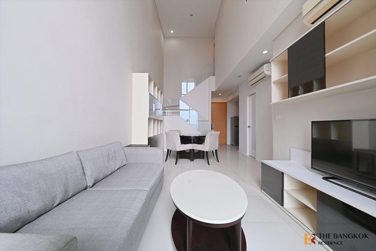 รูป เช่าคอนโด 🌆 Villa Asoke Duplex 103ตร.ม. 50K ✨ ห้องวิวด้านหลัง สวยมาก ใกล้ MRT เพชรบุรี - รูปที่ 2/12