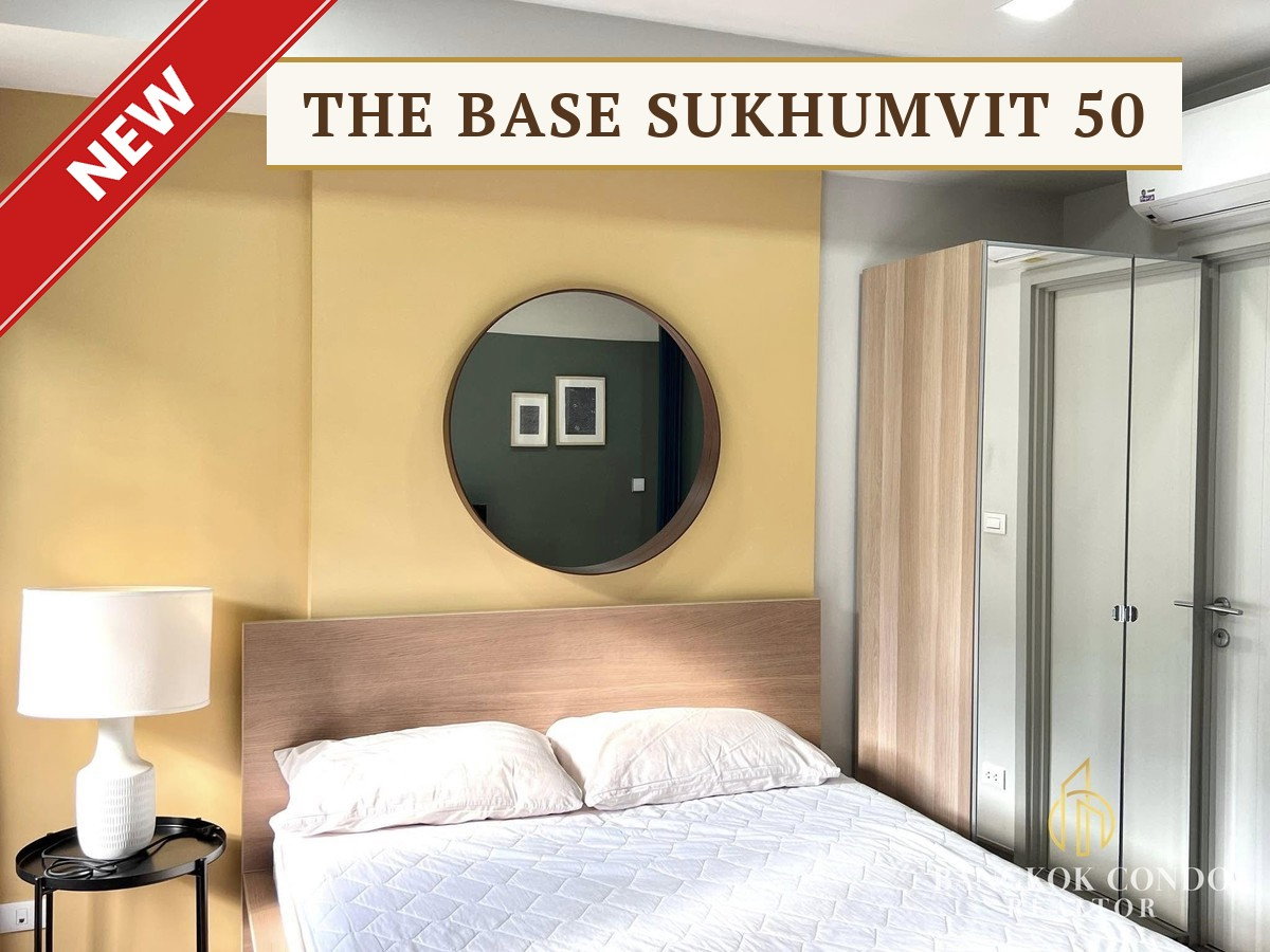 รูป 🍀🍀 ดีลดีที่สุด🔥 ให้เช่า📌 The Base Sukhumvit 50 (Line:@rent2022) BTS อ่อนนุช✨พร้อมเข้าอยู่ 🔖 A09082 - รูปที่ 1/13