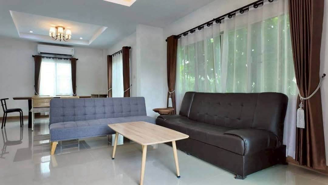 รูป ให้เช่าบ้าน ใกล้ตลาดเจริญเจริญ โครงการ Grand Lanna Meridian สันกำแพง เชียงใหม่ (R1489) T.0946511456 - รูปที่ 5/13