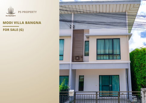 บ้านเดี่ยวขายด่วน 📍 Modi Villa Bangna 📍 3 ห้องนอน 3 ห้องน้ำ เฟอร์นิเจอร์ และ เครื่องใช้ไฟฟ้าครบ 