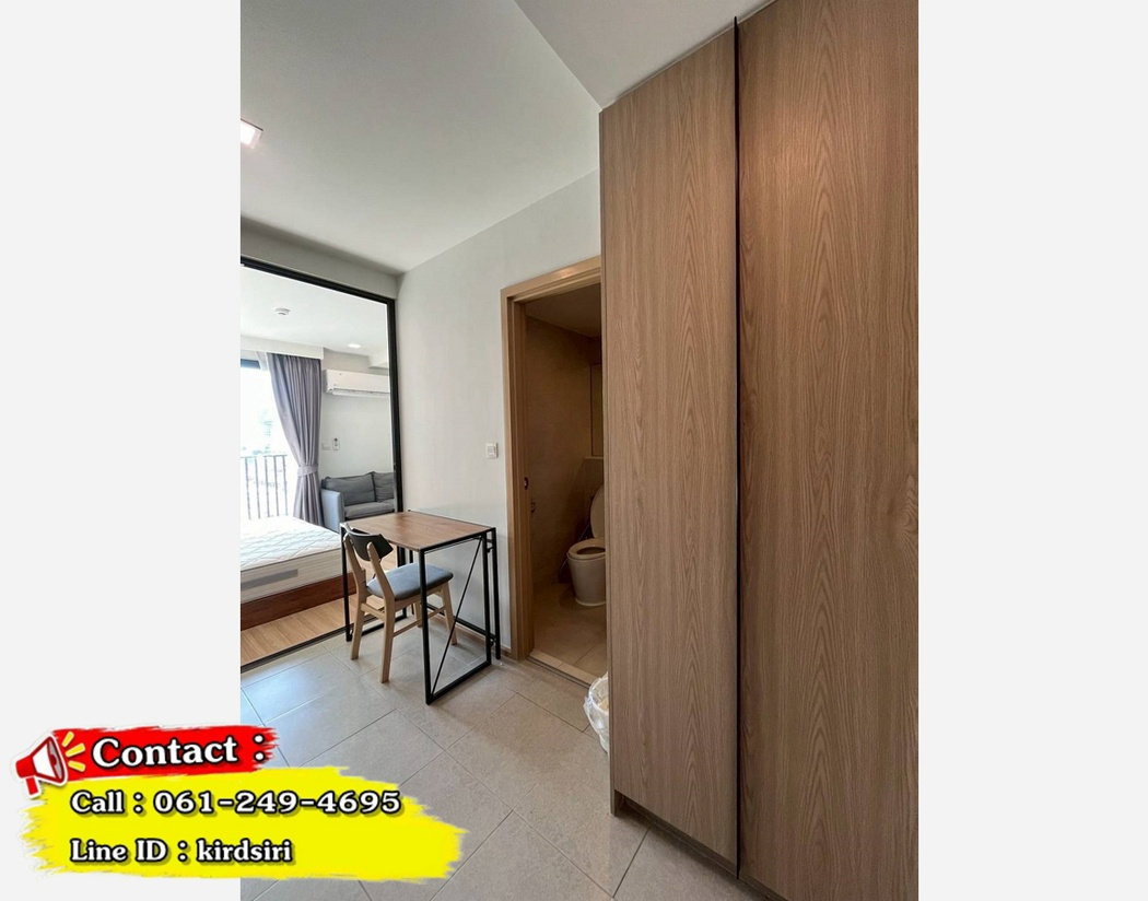 picture Call : 061-249-4695 / Condo Maestro 07 @BTS Victory Monument, 27 sq.m 1 Bed 7th floor, Fully furnished - 3/11