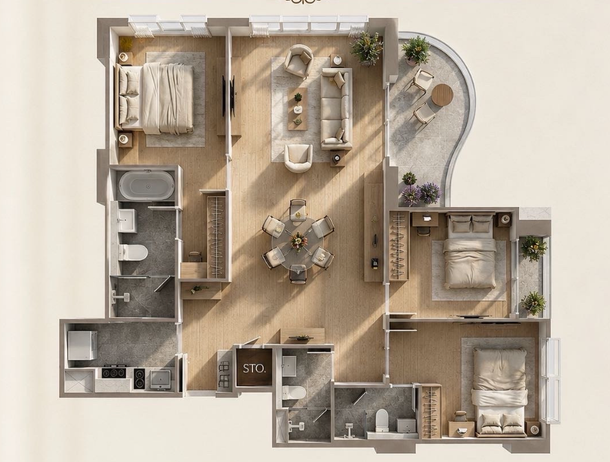 รูป Supalai Elite Sukhumvit 39 3 ห้องนอน ขาย - รูปที่ 3/4